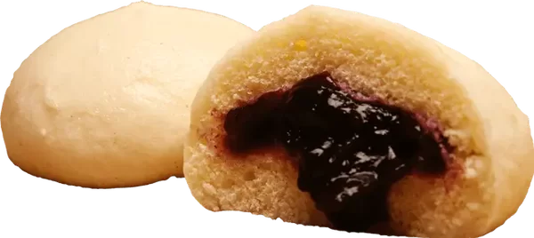Kynuté knedlíky náplň s kusovým ovocem - borůvka